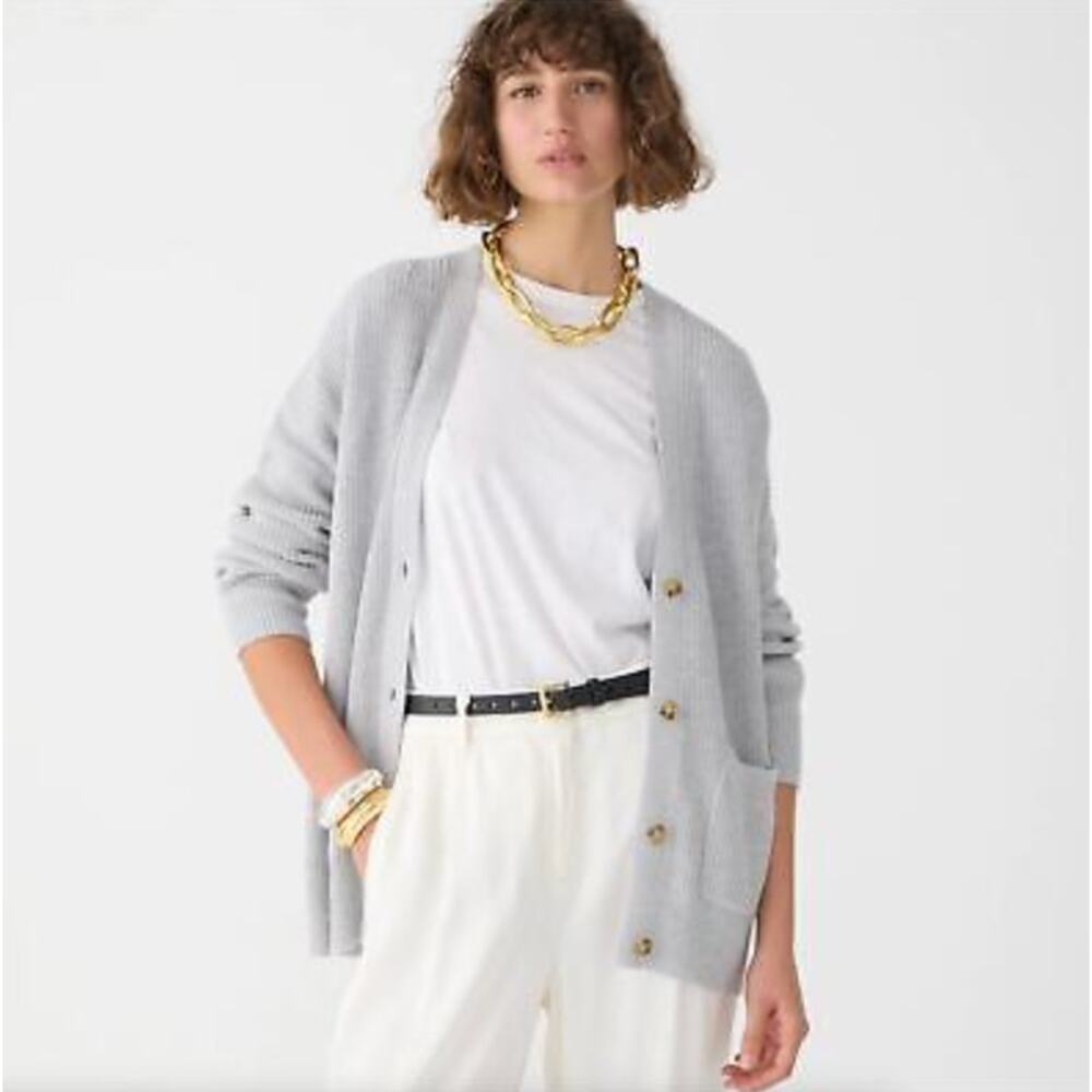 J. Crew Factory Gray Women's Cardigan